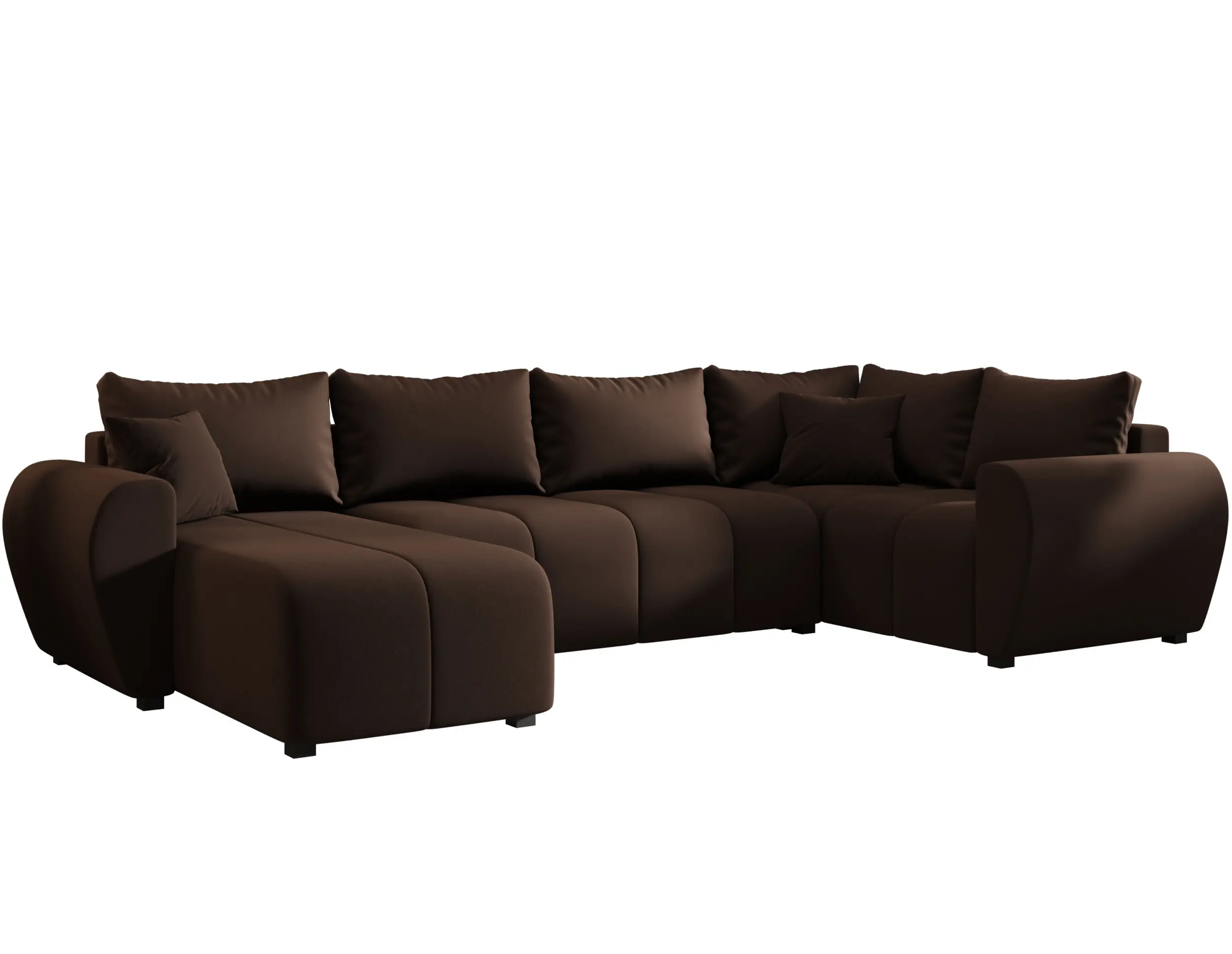 Canapea in forma de U Space Meble Molisa U Plus Cosmic 800 Right (Brown) - 2