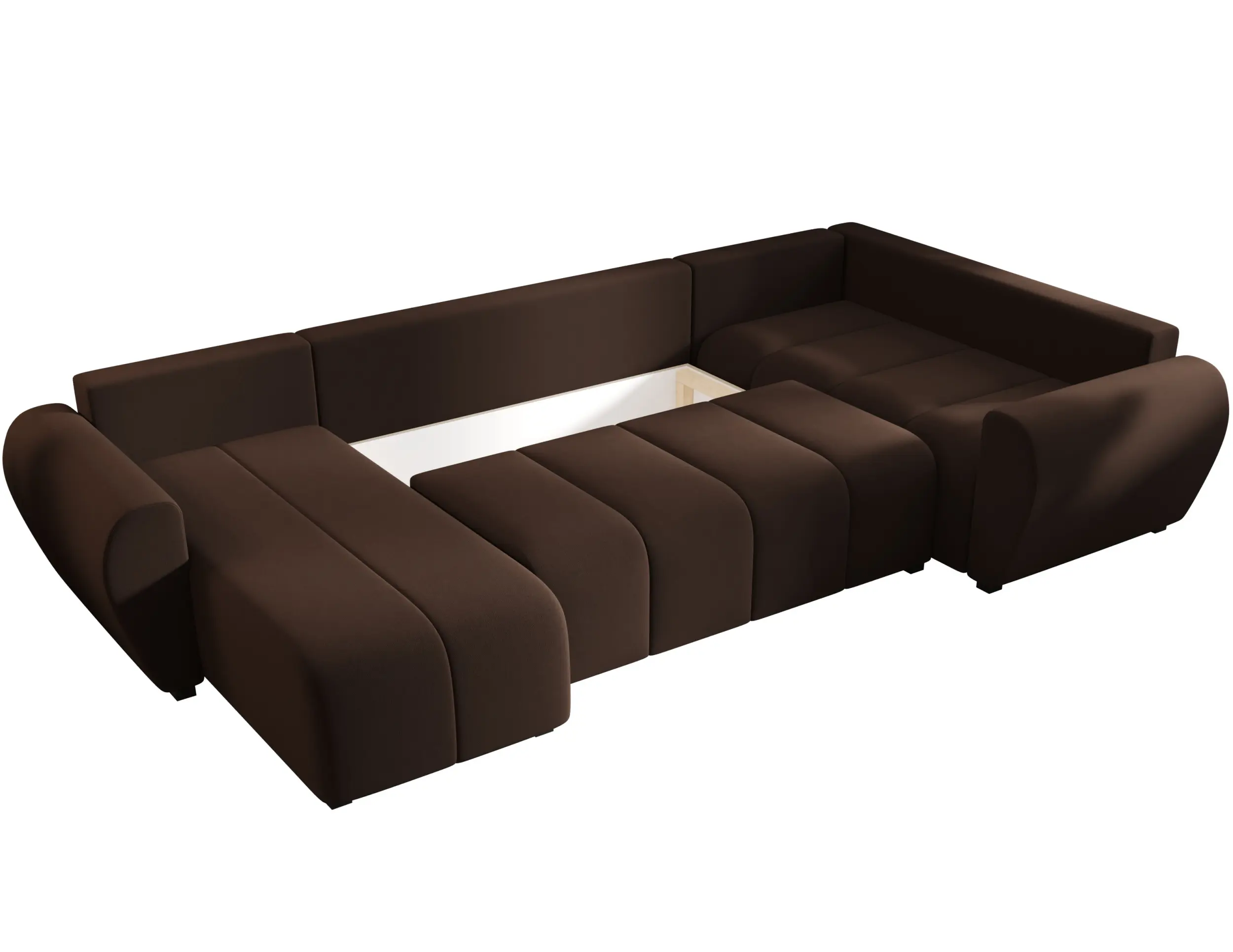 Canapea in forma de U Space Meble Molisa U Plus Cosmic 800 Right (Brown) - 5