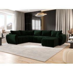 Canapea in forma de U Space Meble Molisa U Plus Itaka 10 (Green Dark)