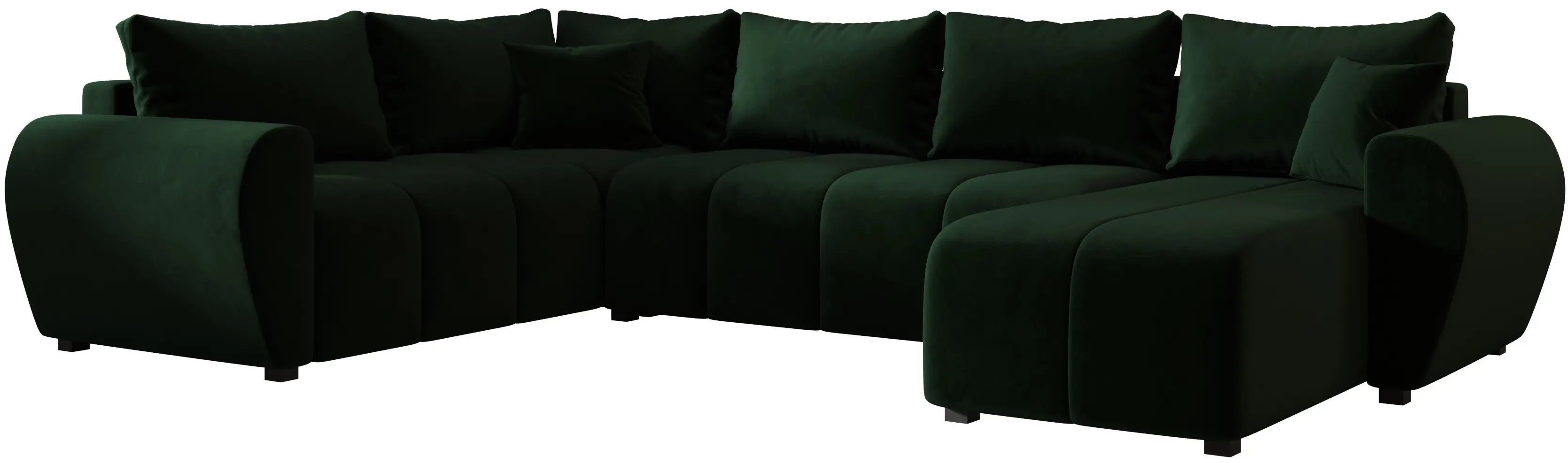 Canapea in forma de U Space Meble Molisa U Plus Itaka 10 (Green Dark)