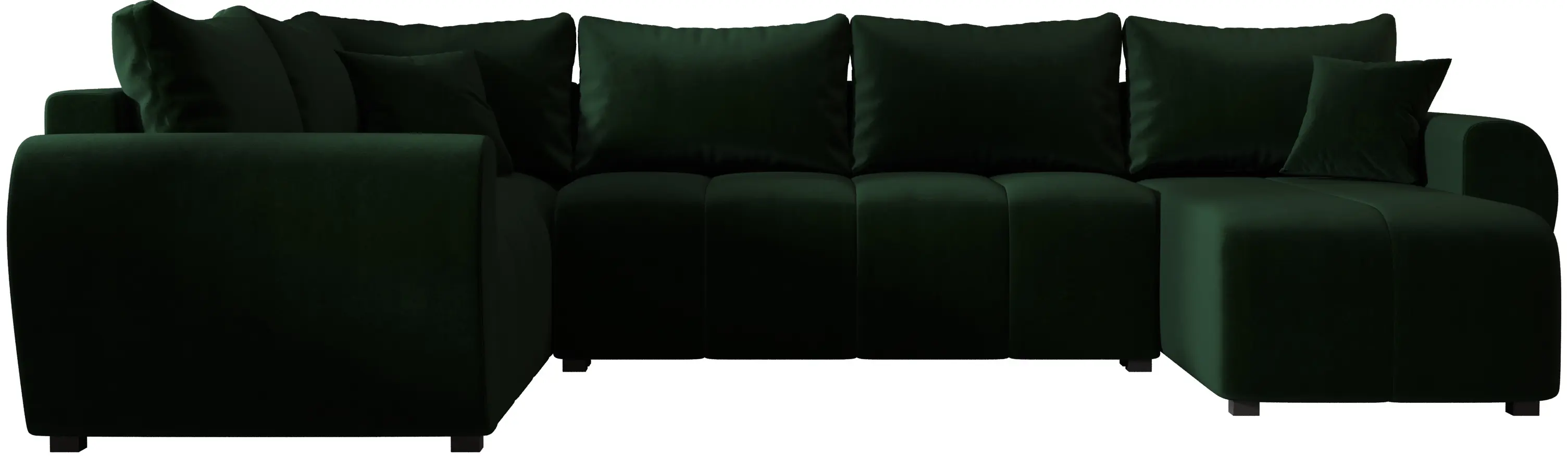 Canapea in forma de U Space Meble Molisa U Plus Itaka 10 (Green Dark)