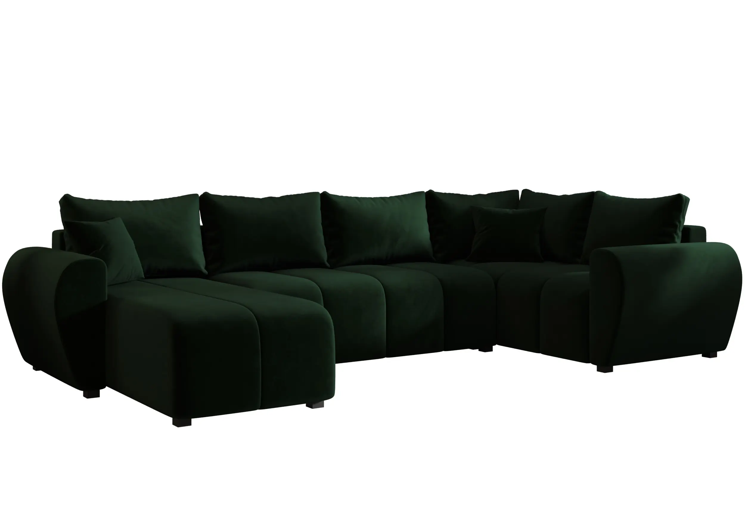 Canapea in forma de U Space Meble Molisa U Plus Itaka 10 Right (Dark Green) - 2