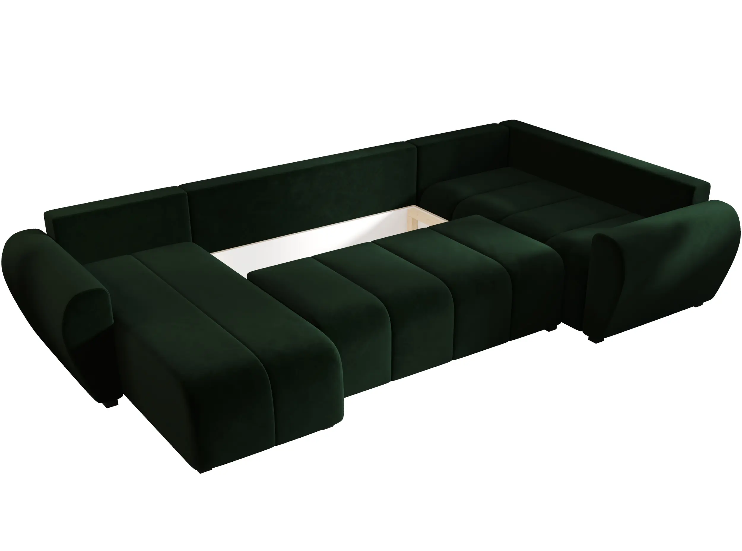 Canapea in forma de U Space Meble Molisa U Plus Itaka 10 Right (Dark Green) - 5