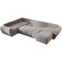 Диван П-образный Space Meble Molisa U Plus Itaka 50 (Gray Light) Thumb