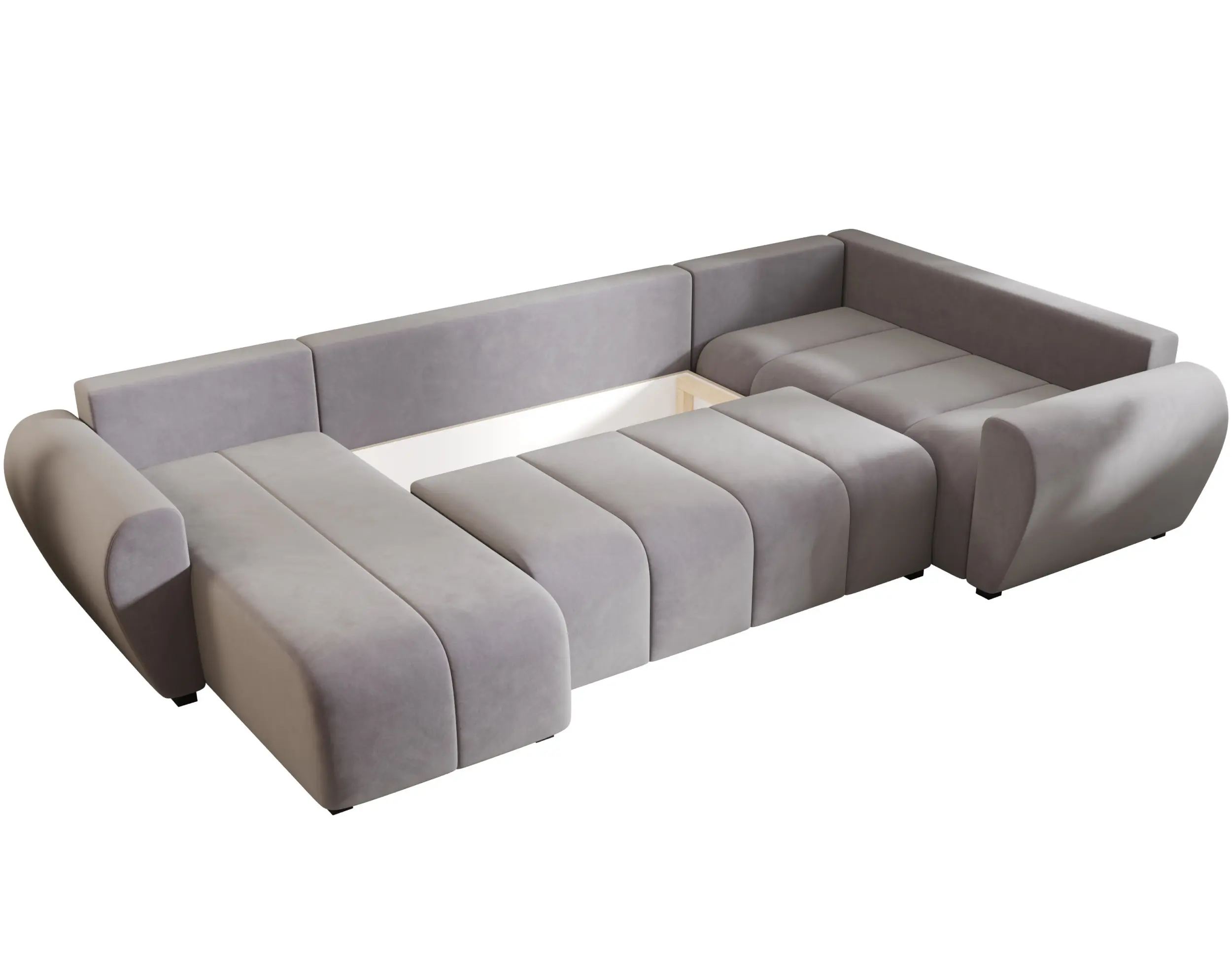 Canapea in forma de U Space Meble Molisa U Plus Itaka 50 Right (Light Grey) - 5