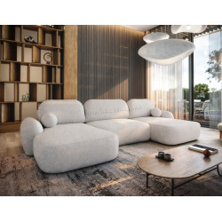 Canapea in forma de U Space Meble Molly U Terra Frotte 1 (Cream)