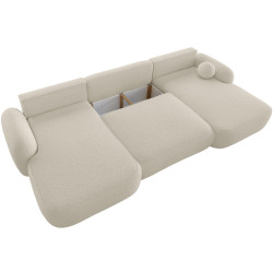 Canapea in forma de U Space Meble Molly U Terra Frotte 1 (Cream) Thumb