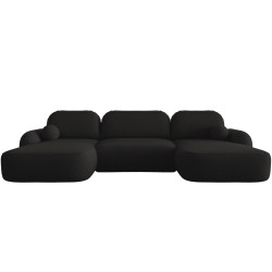 Canapea in forma de U Space Meble Molly U Terra Frotte 14 (Black) Thumb