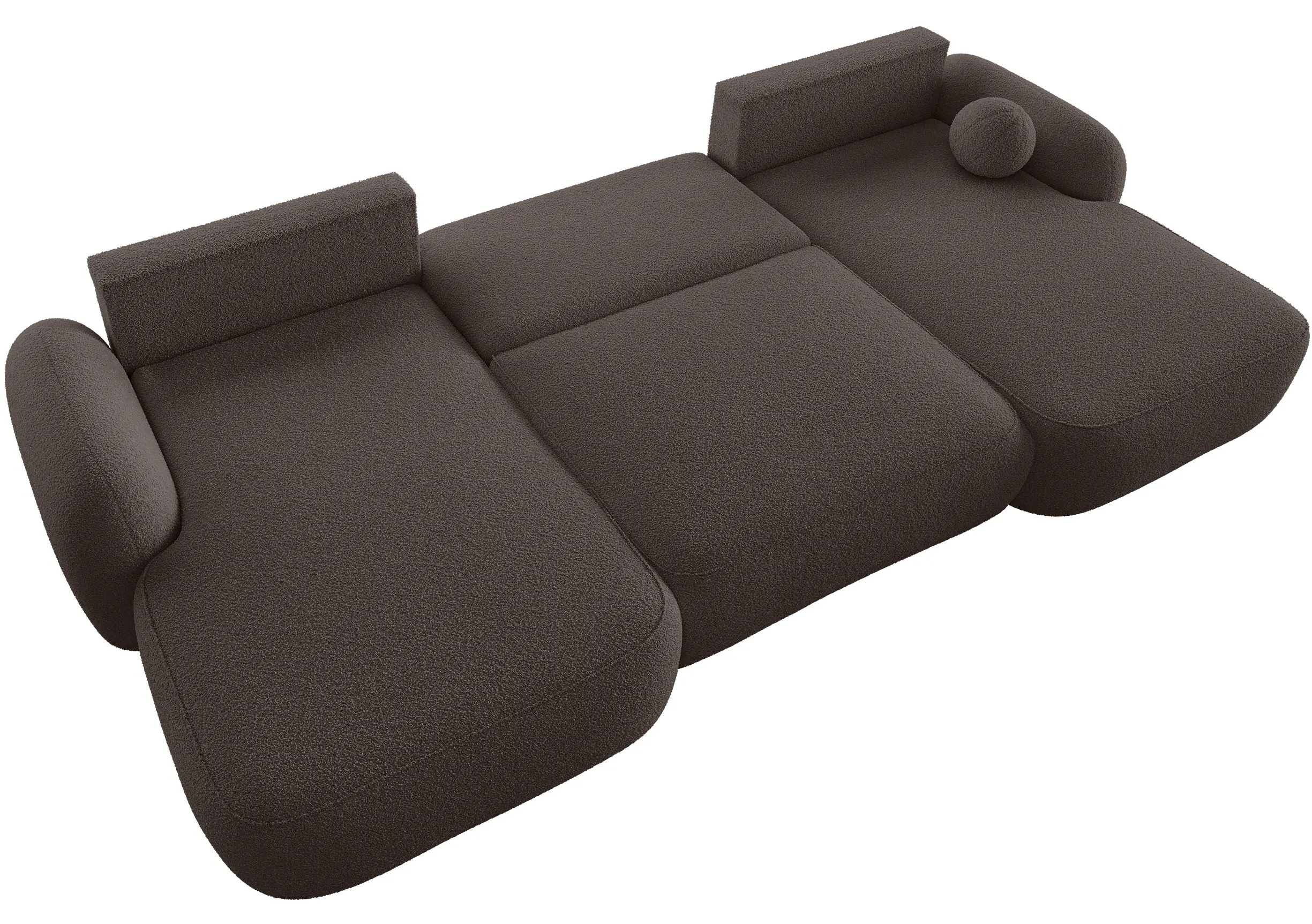 Canapea in forma de U Space Meble Molly U Terra Frotte 29 (Dark Grey) - 3