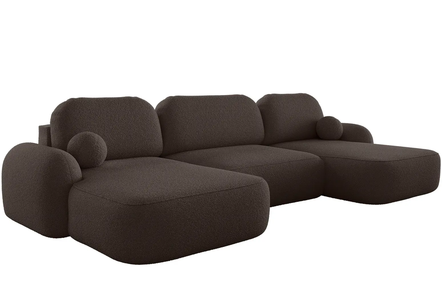 Canapea in forma de U Space Meble Molly U Terra Frotte 29 (Dark Grey)