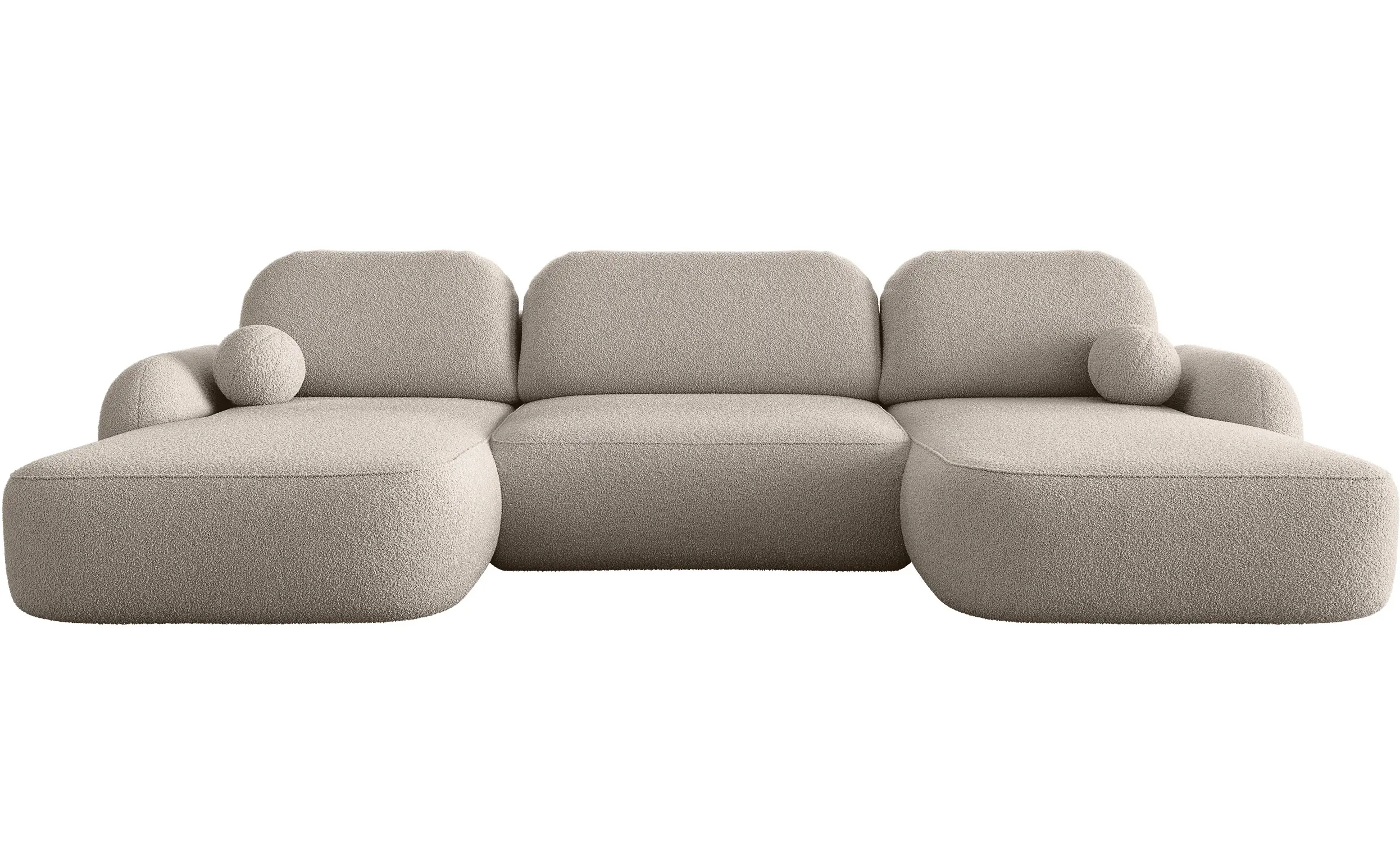 Canapea in forma de U Space Meble Molly U Terra Frotte 3 (Beige) - 2