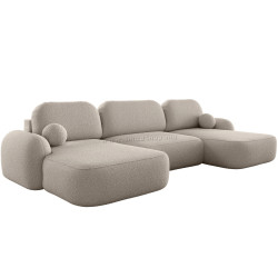 Canapea in forma de U Space Meble Molly U Terra Frotte 3 (Beige)