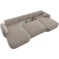 Canapea in forma de U Space Meble Molly U Terra Frotte 3 (Beige) Thumb
