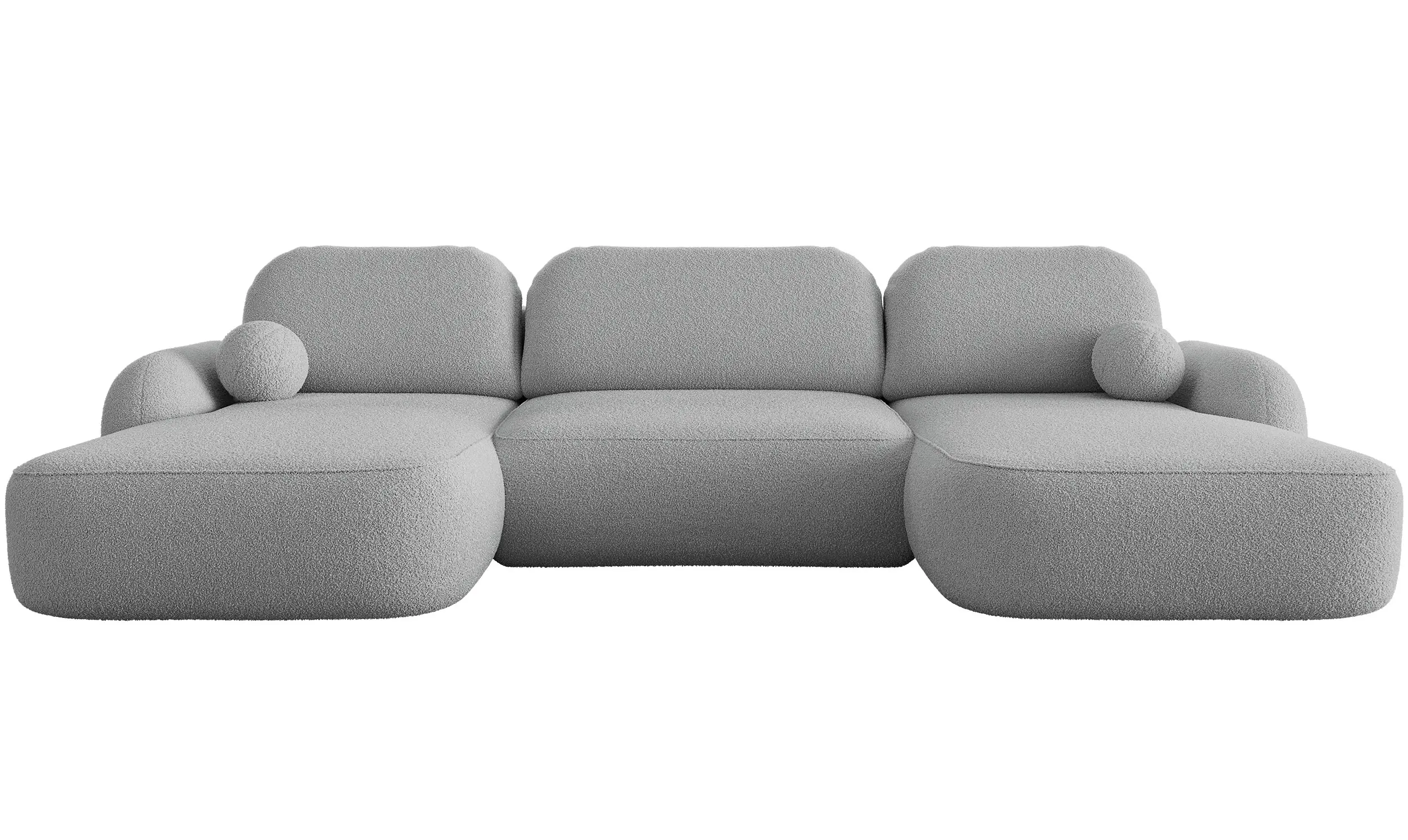 Canapea in forma de U Space Meble Molly U Terra Frotte 5 (Grey) - 2