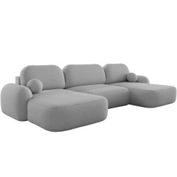 Canapea in forma de U Space Meble Molly U Terra Frotte 5 (Grey)