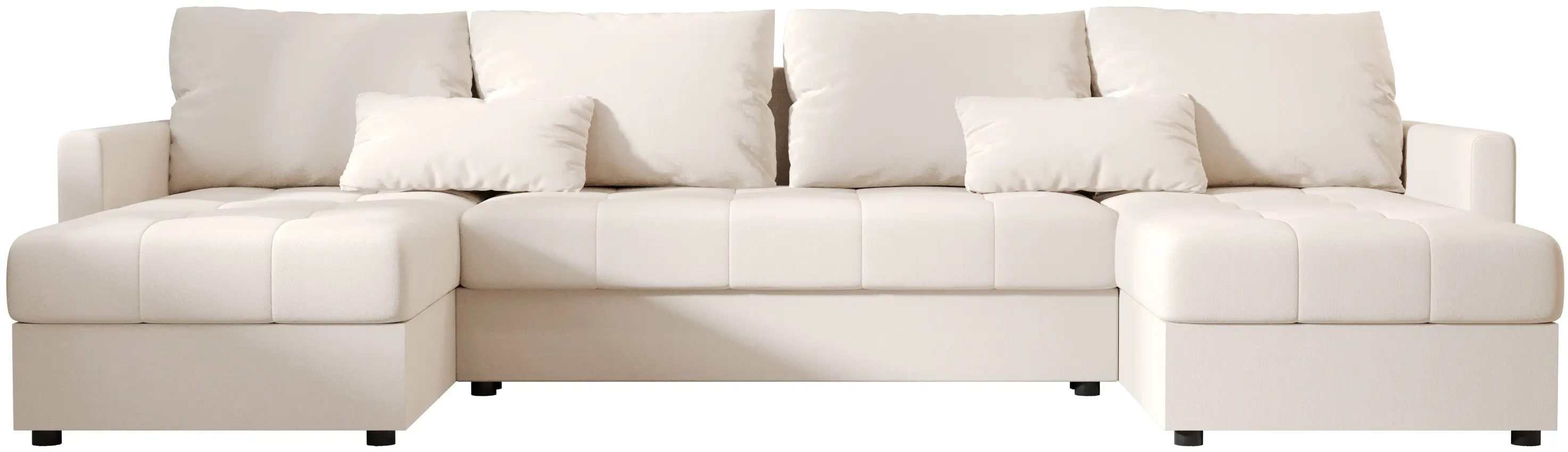 Canapea in forma de U Space Meble Mos U Bis Cosmic 10 (Cream)