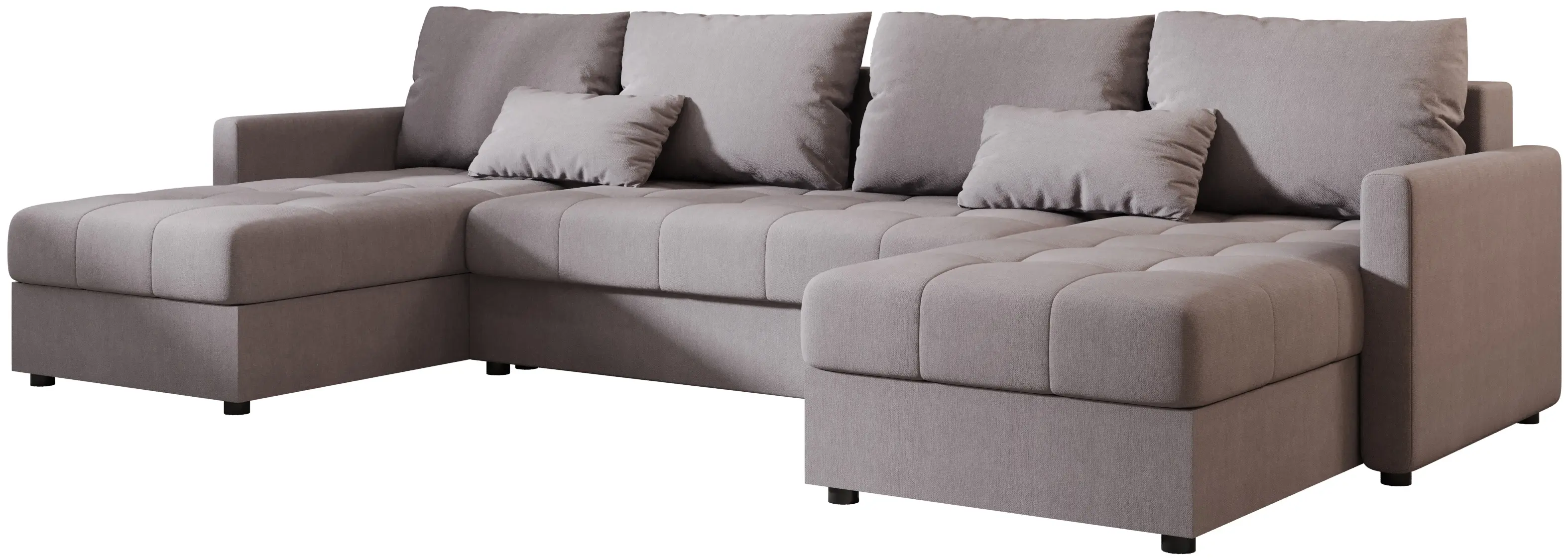 Диван П-образный Space Meble Mos U Bis Cosmic 160 (Gray)