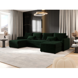 Canapea in forma de U Space Meble Mos U Bis Itaka 10 (Green Dark)