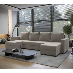 Canapea in forma de U Space Meble Park U Bis Riviera 16 (Beige)