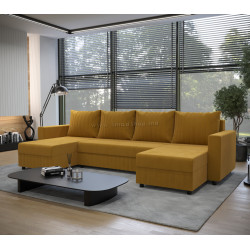 Canapea in forma de U Space Park U Bis Riviera 41 (Yellow Honey)