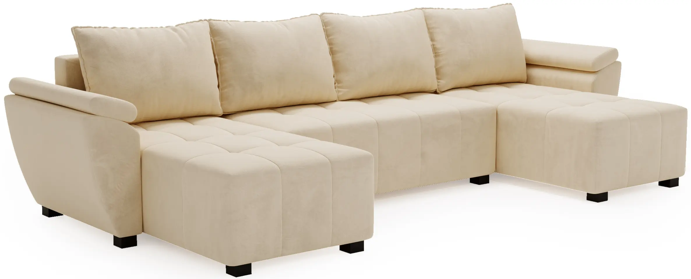 Canapea in forma de U Space Meble Zeus U Bis Monolith 02 (Light Beige)