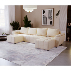 Canapea in forma de U Space Meble Zeus U Bis Monolith 02 (Light Beige)