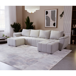 Canapea in forma de U Space Meble Zeus U Bis Monolith 84 (Gray Light)