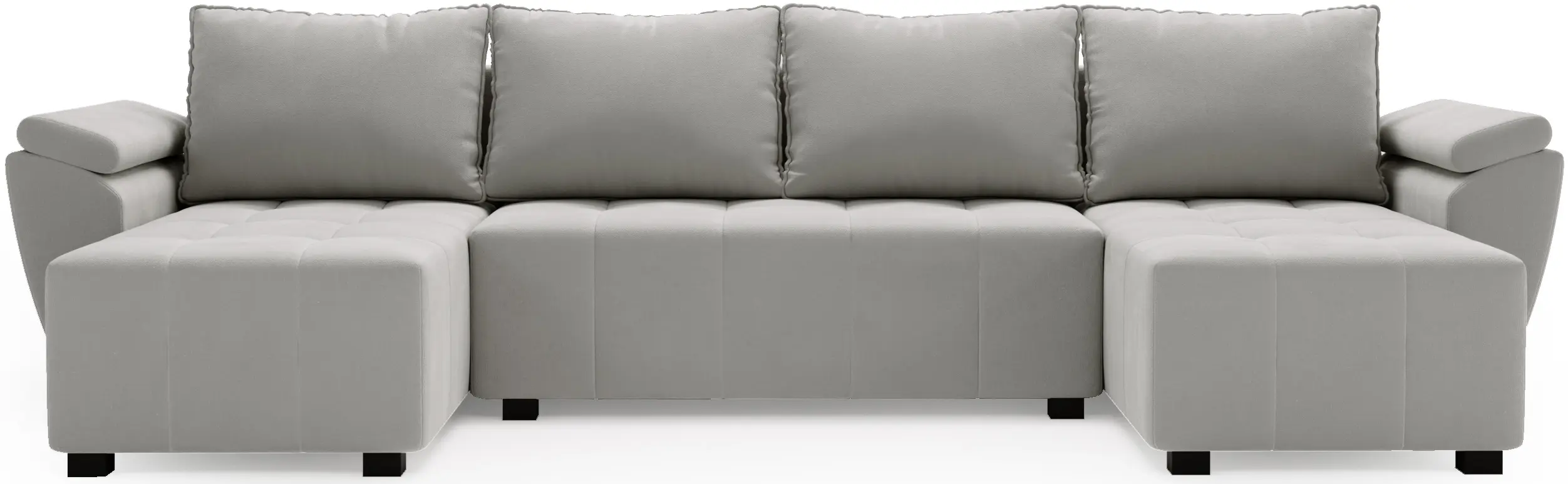 Canapea in forma de U Space Meble Zeus U Bis Monolith 84 (Gray Light)