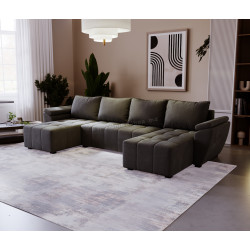 Canapea in forma de U Space Meble Zeus U Bis Monolith 92 (Gray Dark)