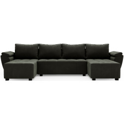 Canapea in forma de U Space Meble Zeus U Bis Monolith 92 (Gray Dark) Thumb