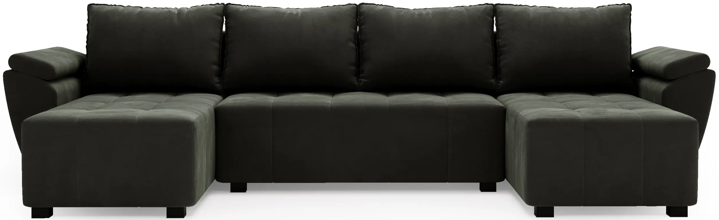 Canapea in forma de U Space Meble Zeus U Bis Monolith 92 (Gray Dark)