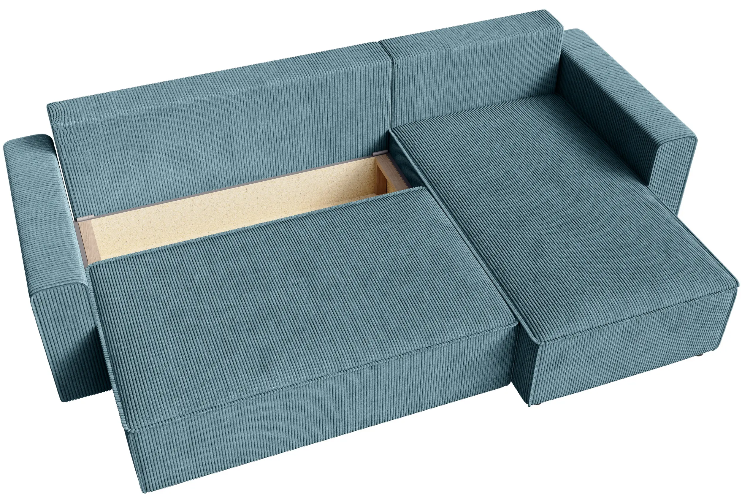 Canapea de colt Space Meble Amber L Poso 26 (Blue) - 4