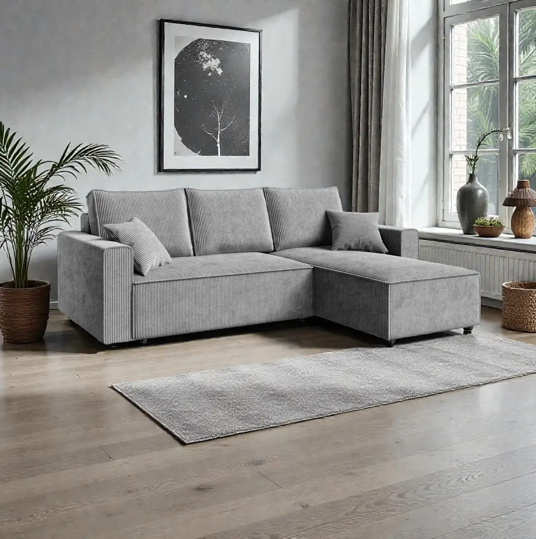 Диван угловой Space Meble Amber L Poso 55 (Grey)