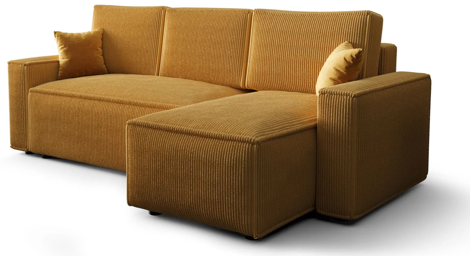 Диван угловой Space Meble Ambro L Poso 01 (Yellow Honey)