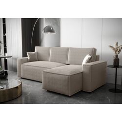 Canapea de colt Space Meble Ambro L Poso 100 (Light Grey)