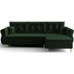 Canapea de colt Space Meble Apollo L Itaka 10 (Green Dark) Thumb