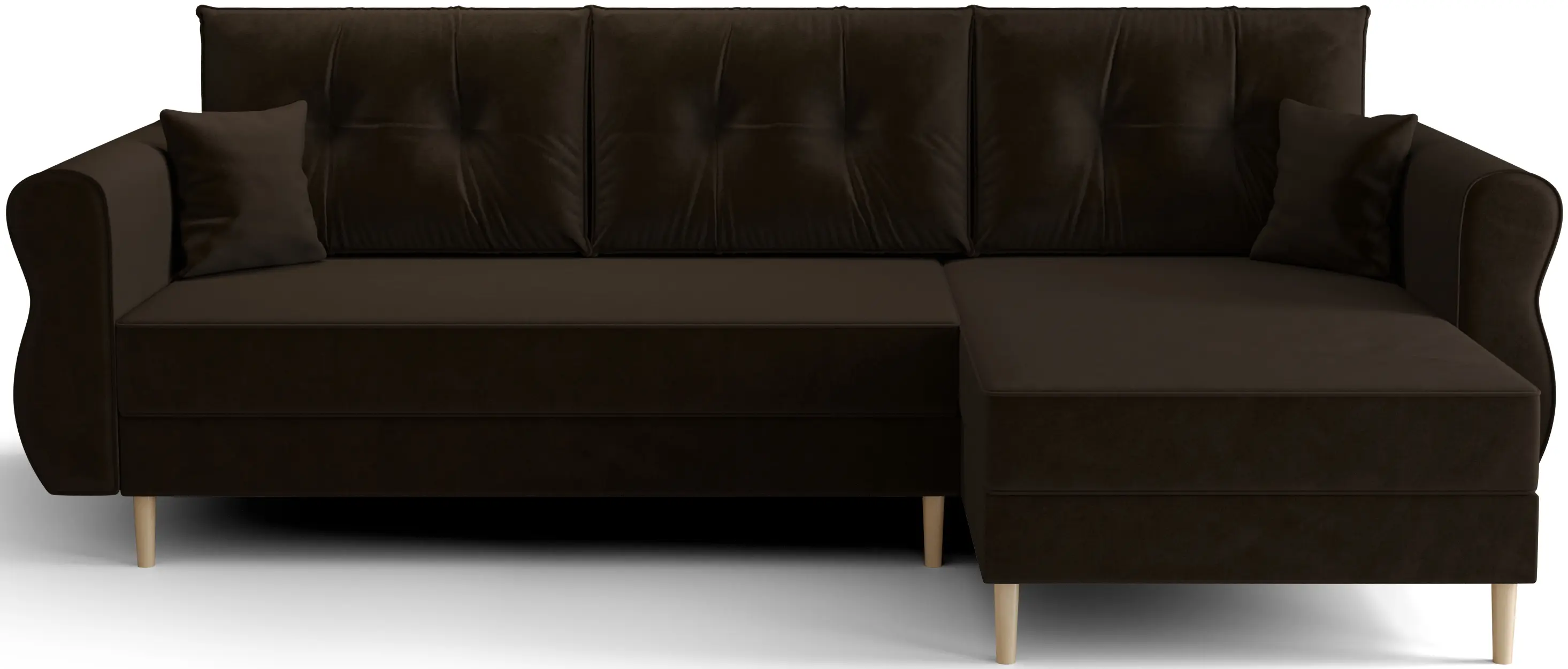 Canapea de colt Space Meble Apollo L Itaka 41 (Brown)