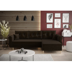 Canapea de colt Space Meble Apollo L Itaka 41 (Brown)