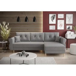 Canapea de colt Space Meble Apollo L Itaka 50 (Gray Light)