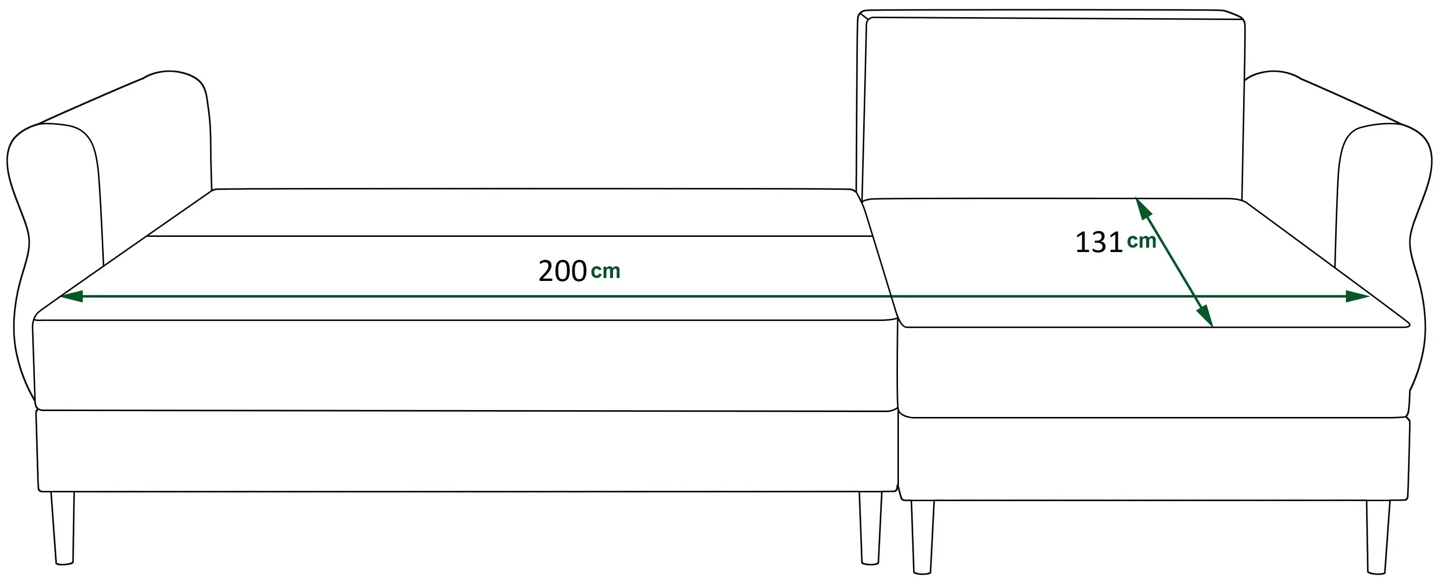 Canapea de colt Space Meble Apollo L Itaka 50 (Gray Light)