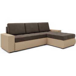 Canapea de colt Space Meble Bolt BIS (Brown/Beige) Thumb