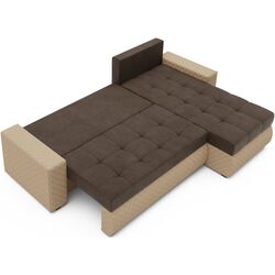 Canapea de colt Space Meble Bolt BIS (Brown/Beige) Thumb