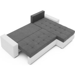 Диван угловой Space Meble Bolt BIS (Gray/White) Thumb