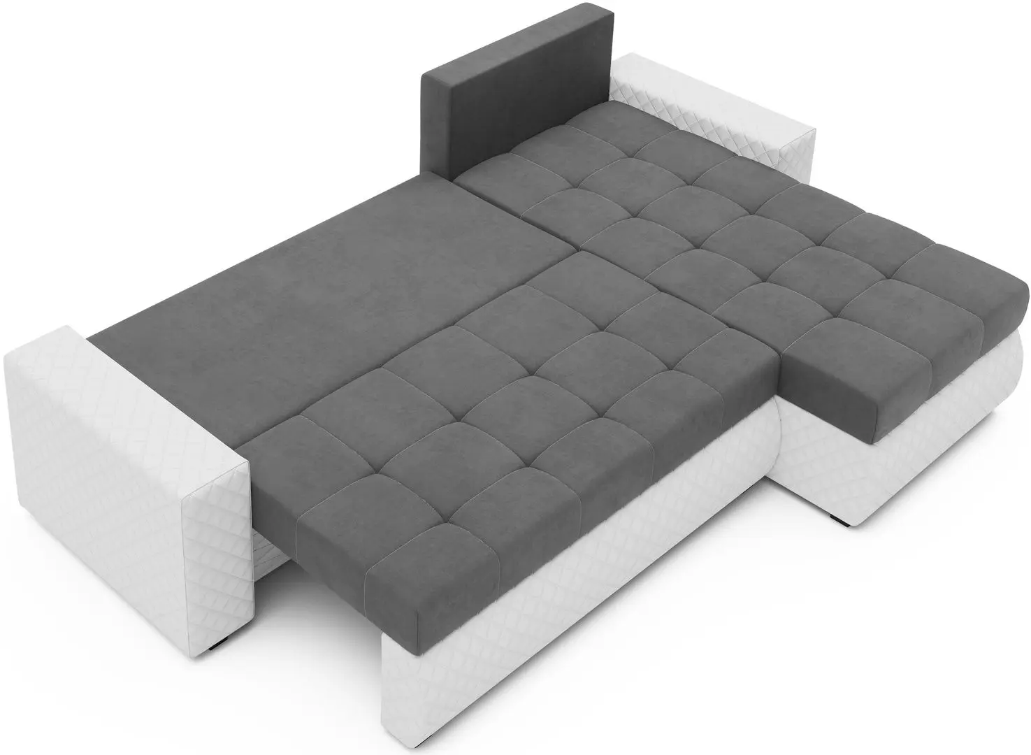 Диван угловой Space Meble Bolt BIS (Gray/White)