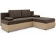 Canapea de colt Space Meble Bolt (Brown/Beige)