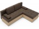 Canapea de colt Space Meble Bolt (Brown/Beige)