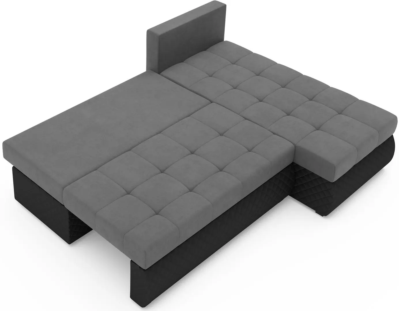 Canapea de colt Space Meble Bolt (Gray/Black)