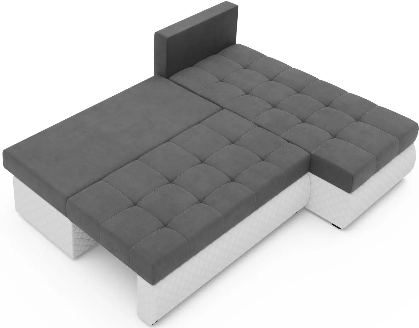 Диван угловой Space Meble Bolt (Gray/White)