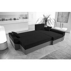 Диван угловой Space Meble Denver L Sawana 21/Sawana 05 (Dark Gray/Gray) Thumb