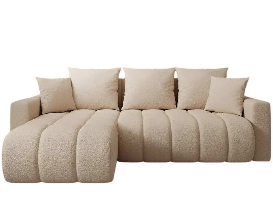 Canapea de colt Space Meble Giulia L Quelle 02 (Cream) - 3